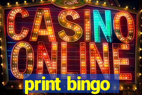 print bingo